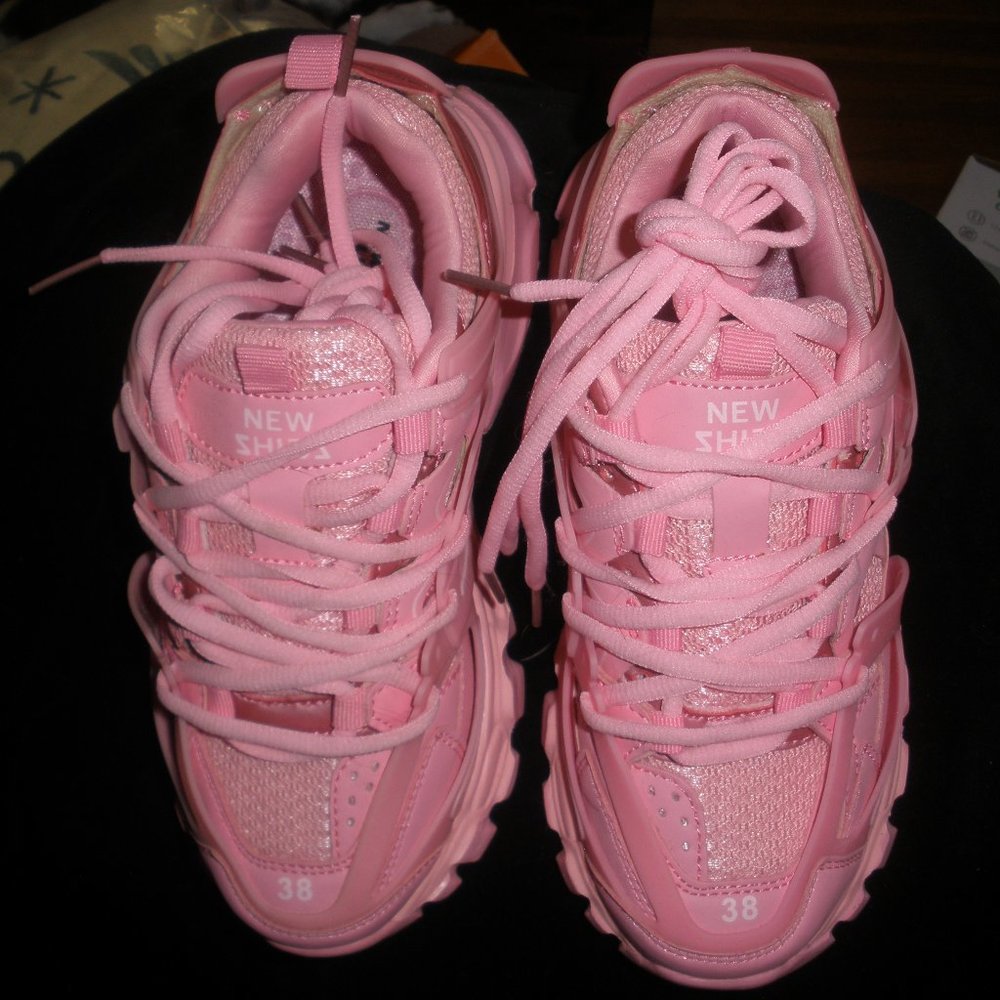 *SOLD* NEW BLCG Style BARBIE PINK Chunky Sole Sneakers New Shita EU 38, US 7.5